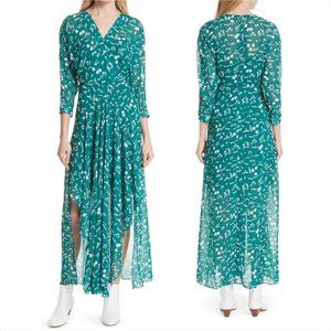 MAJE Floral Print Long Dress